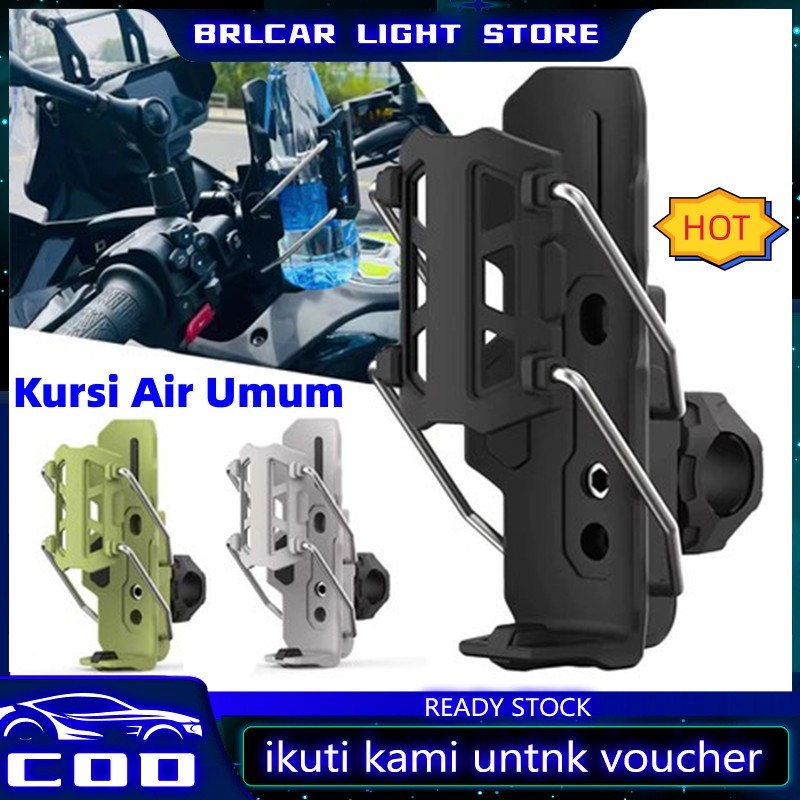 COD Tempat Minum Botol Motor Mounting Spion Universa/Bottle Holder Motor Tempat Botol Motor Universa