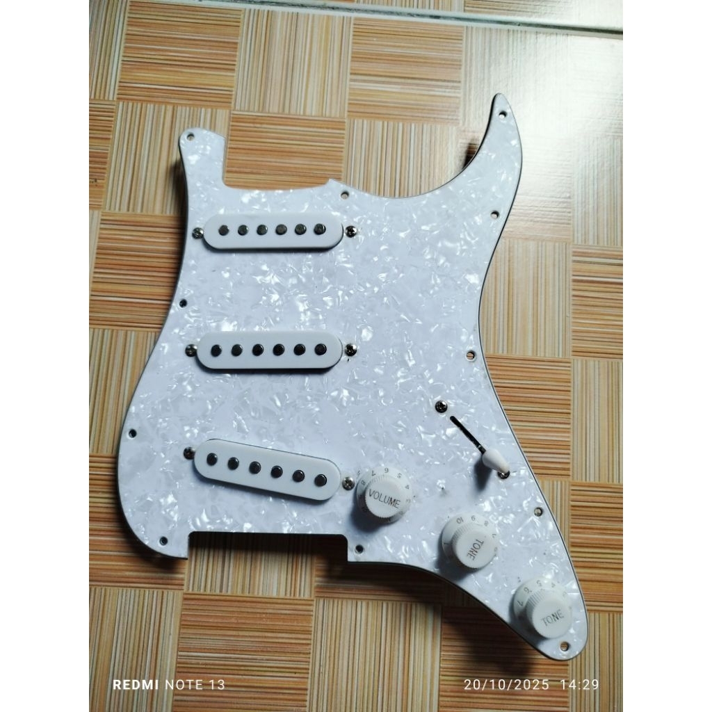 pre wired pickup gitar fernandes stratocaster jepang