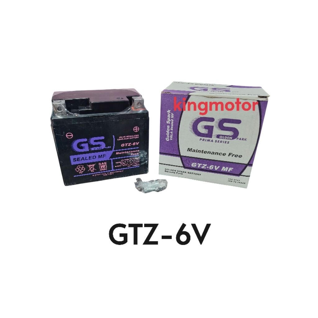 BATERE GTZ6V GS (GOLDEN SPARK) AKI KERING BATERAI BATERY BATERRY YHTZ6V / YTZ6V VARIO 125 150 BEAT F