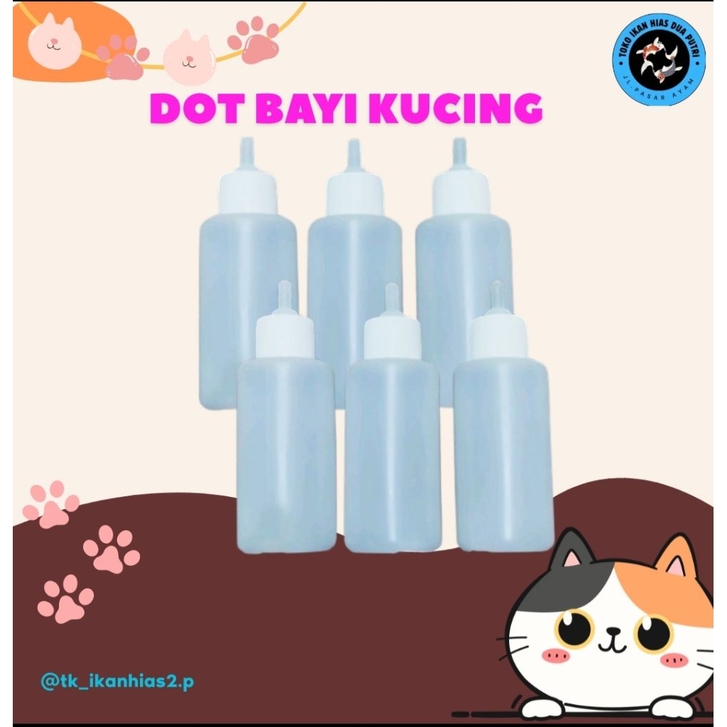 Botol Susu Dot Bayi Kucing