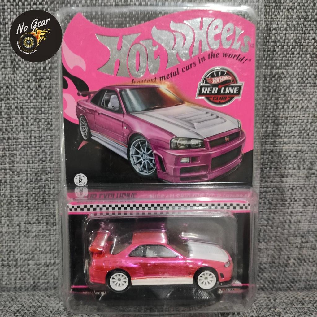 Hotwheels Nissan Skyline R34 Pink RLC