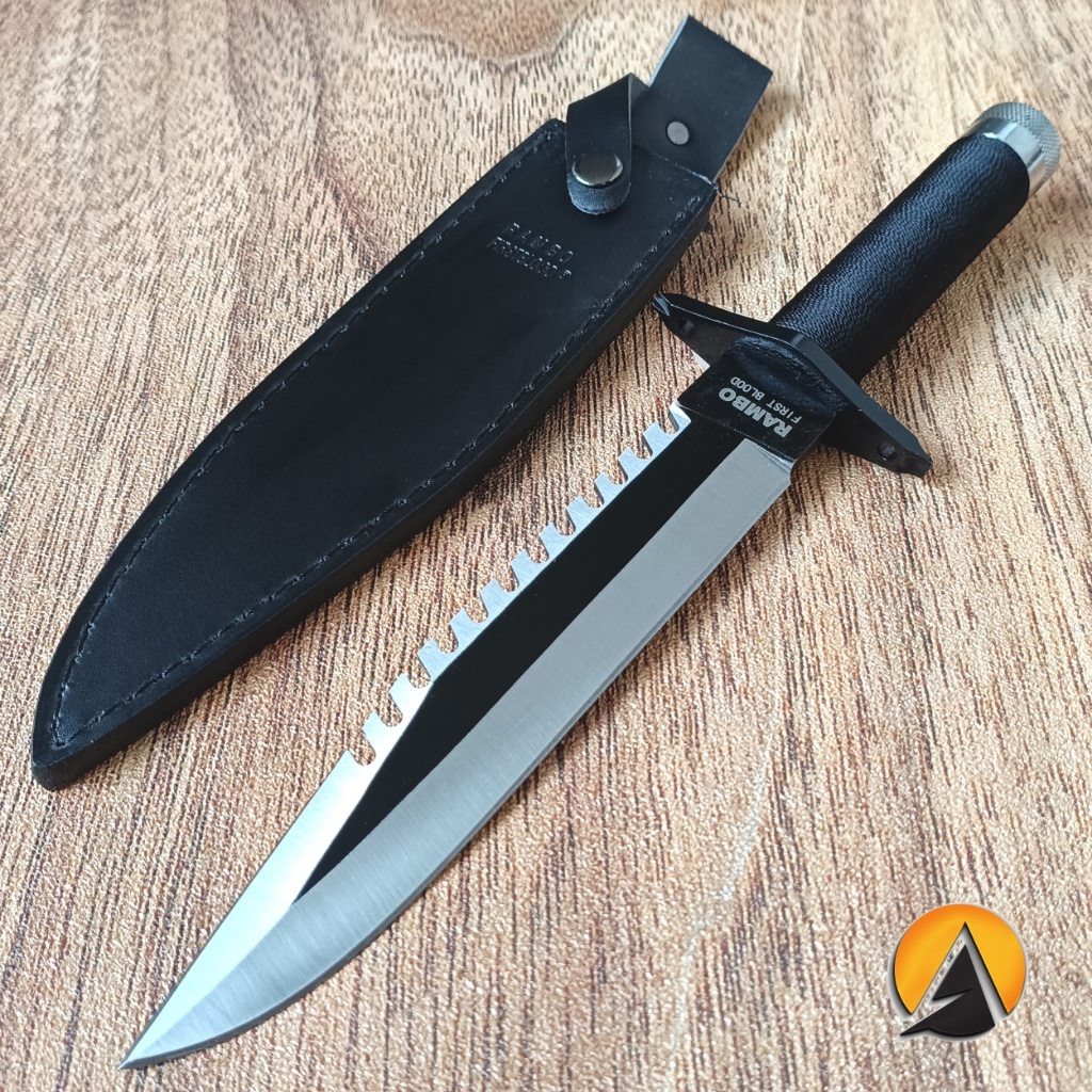 Pisau Camping Traveling Survival Outdoor Rambo 1 P274