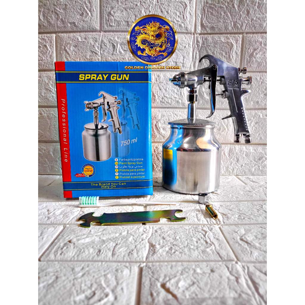 SPRAY GUN F75 TABUNG BAWAH