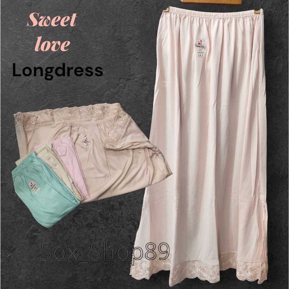 Sweet Love Rok Dalam Panjang+dalaman wanita Longdress