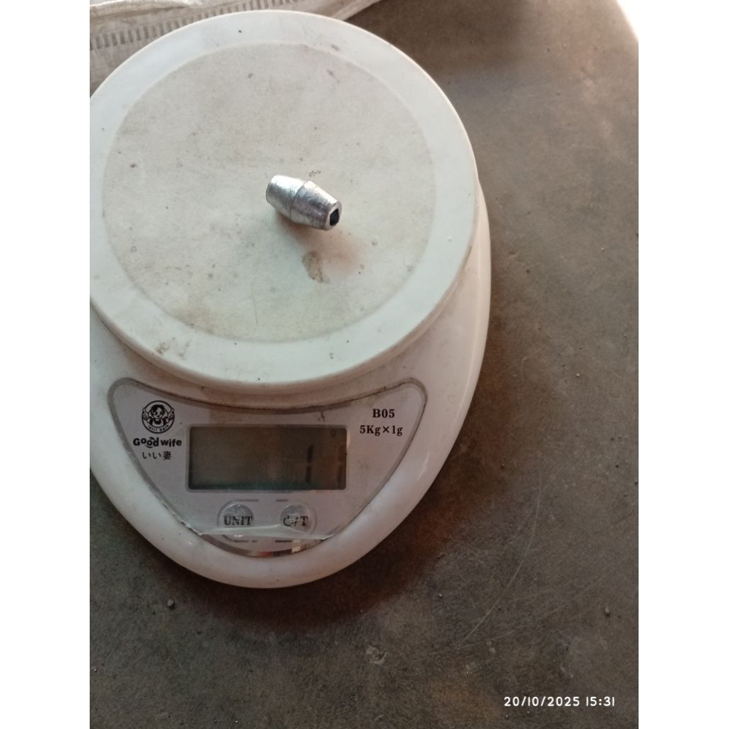 Timah Kendang/timah jaring ikan berat 11gr