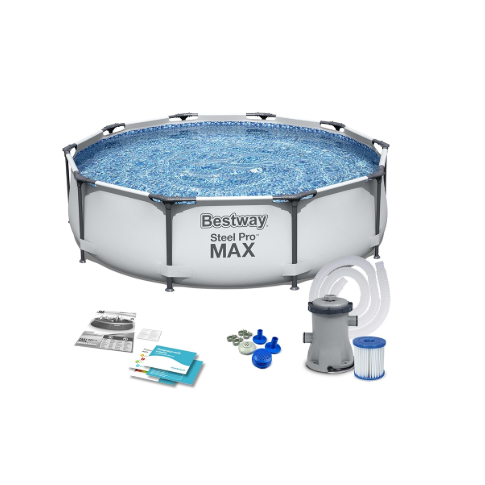 Bestway 56408 Kolam Renang 305cm Bestway Steel Pro Max Pool + Filter