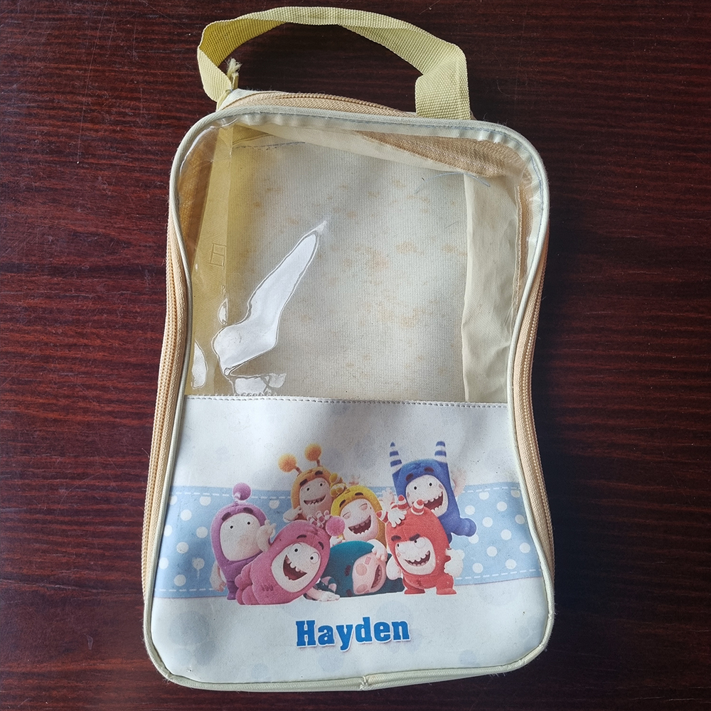 PRELOVED TAS JINJING ANAK GAMBAR ODDBODS