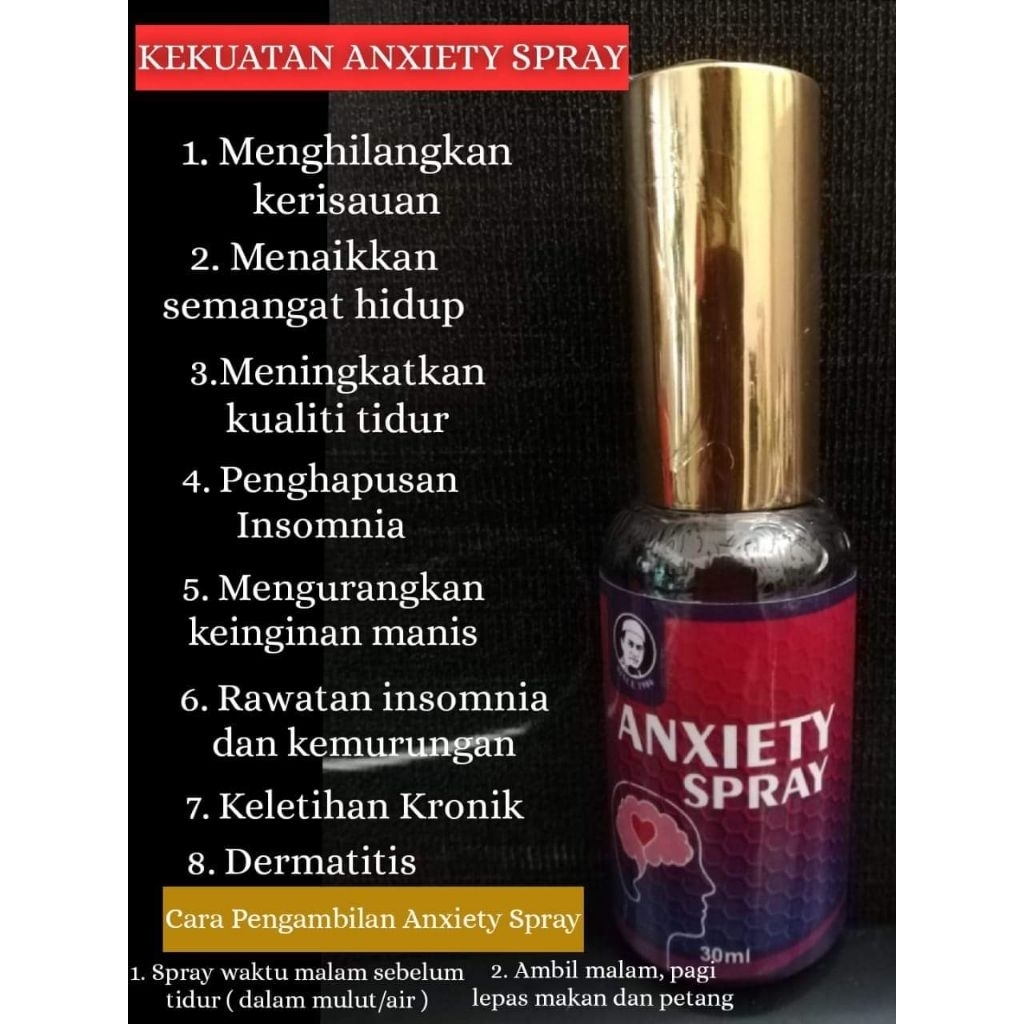 PROMO ANXIETY SPRAY HPA PAK HAJI ORIGINAL KEMASAN MALAYSIA