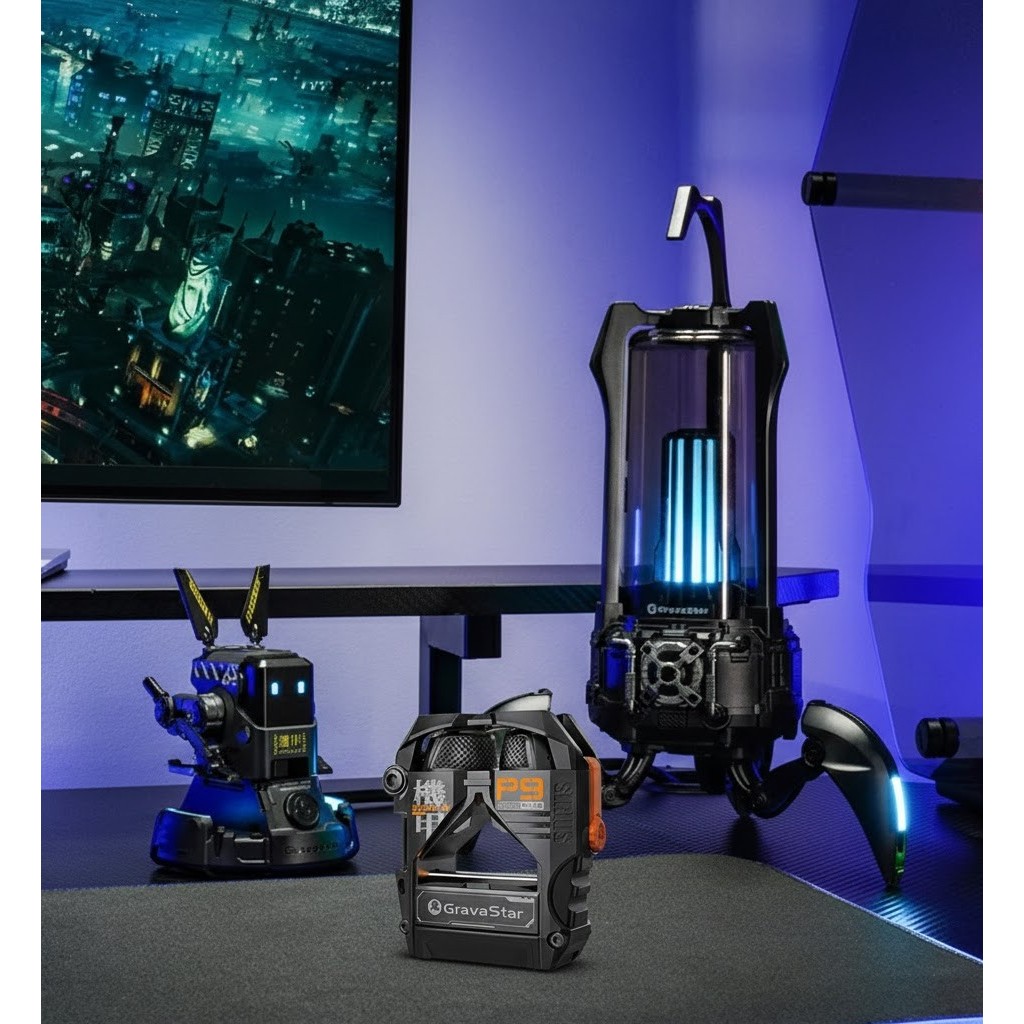 Gravastar Essentials Bundle Supernova speaker + Sirius P9 + Alpha 65 Charger