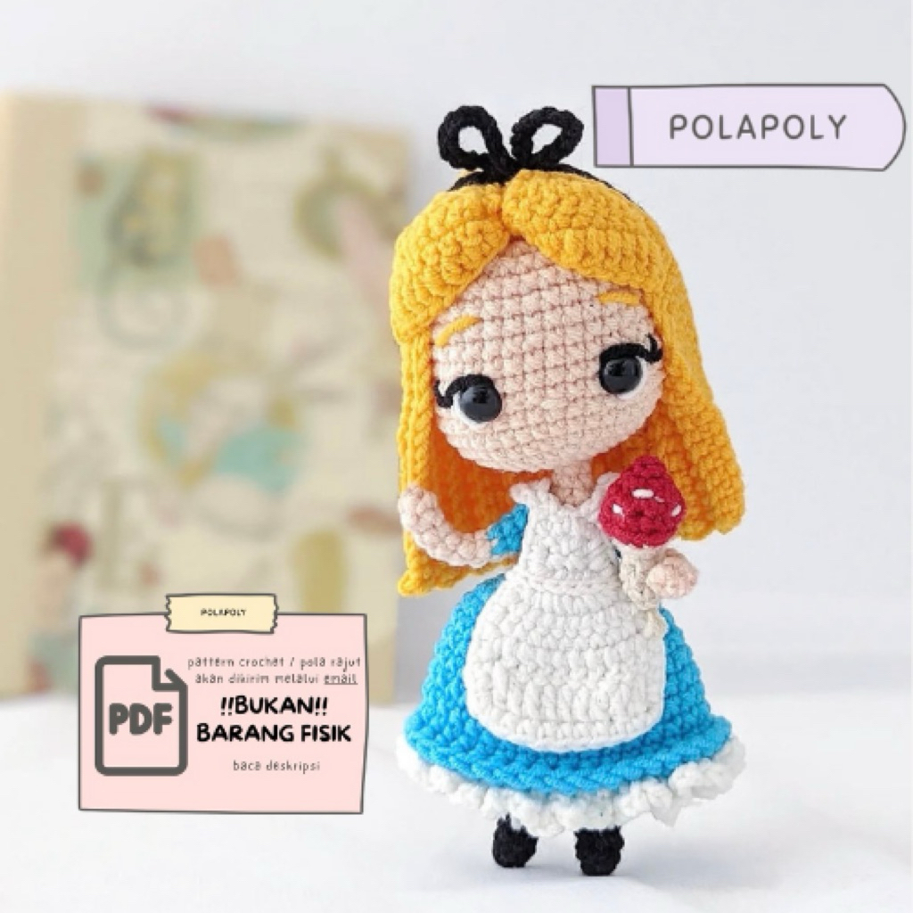 [PDF Crochet Pattern] Alice Amigurumi