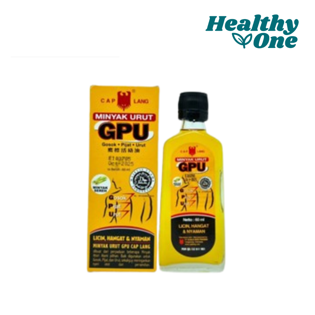 MINYAK URUT GPU CAP LANG 60ML