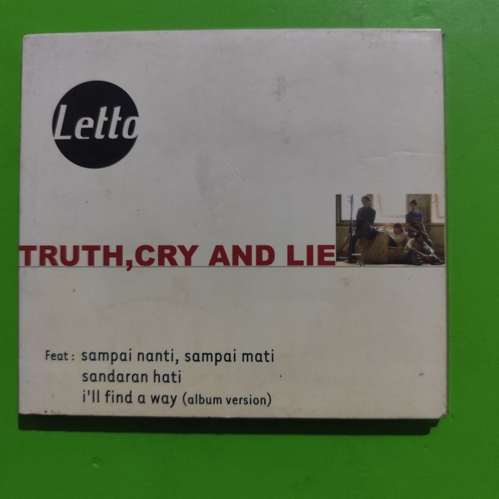 CD Original LETTO Truth, Cry And Lie