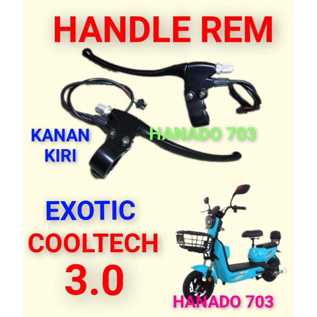 handle rem exotic cooltech 3.0 handle rem sepeda listrik exotic cooltech 3.0