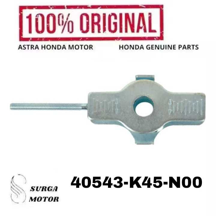 Setelan Rantai Motor Honda CB150R StreetFire CBR 150R K45A 40543K45N00 40543-K45-N00 Adjuster Comp C