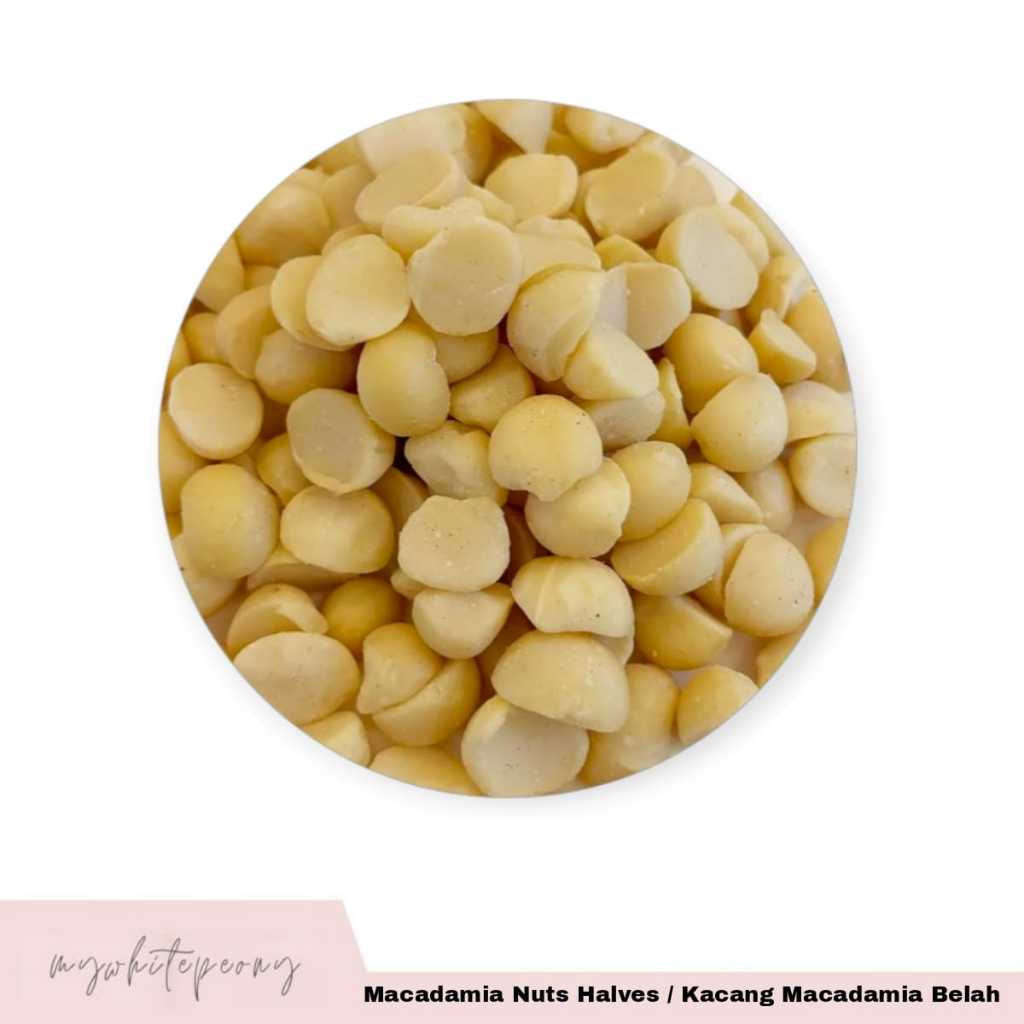 Macadamia Nuts Halves / Kacang Macadamia Belah
