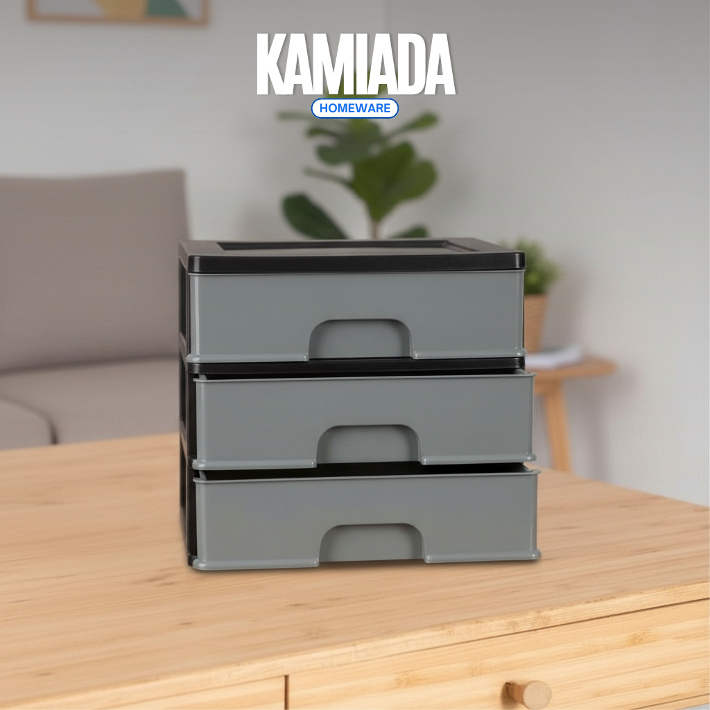 Rak multifungsi milan tabitha lemari 3 susun | Rak Barang Multifungsi lemari 3 susun motif polos