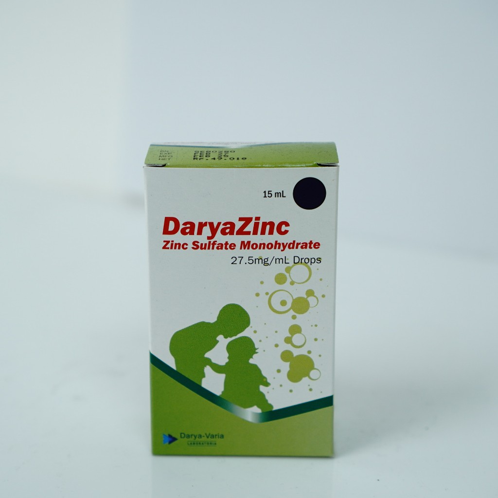 Daryazinc Drop 15 ml/Sirup 60 ml - Suplemen Zinc Untuk Bayi dan Anak Terapi Tambahan pada Diare