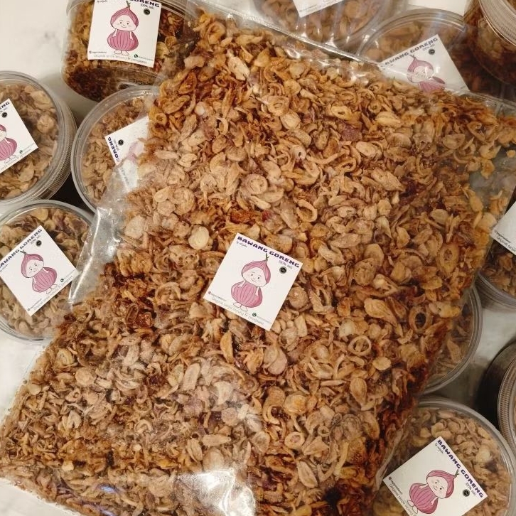 BAWANG GORENG 500GR / bawang goreng asli original tanpa tepung / bagor ori