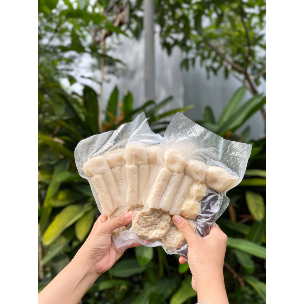 Paket pempek campur vakum/ frozen