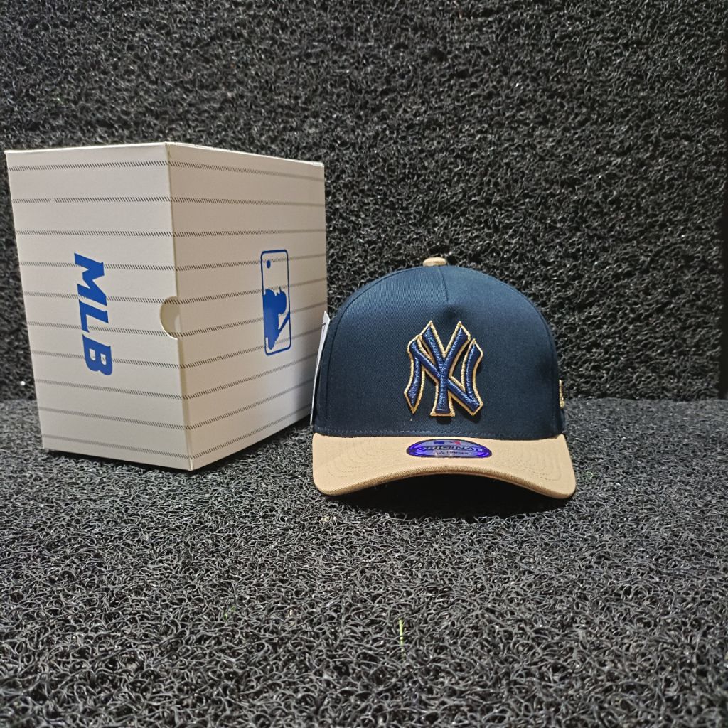 New York/ NY Nevy List Cream Bahan Nevy Visor Cream Topi Premium Pria Wanita