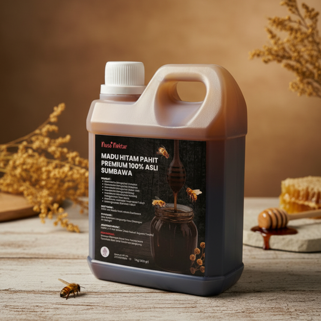 [PROMO] MADU PAHIT HITAM PREMIUM 100% ASLI SUMBAWA isi 1 Kg