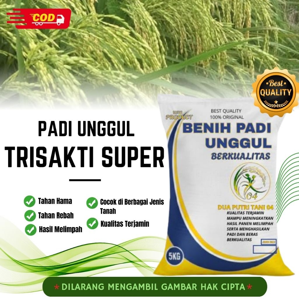 bibit PADI TRISAKTI SUPER kemasan 5kg