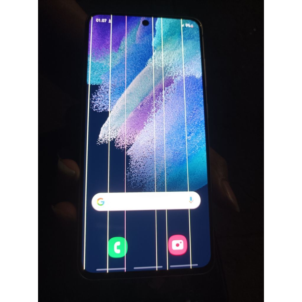 LCD ORIGINAL COPOTAN SAMSUNG S21FE LINE BANYAK