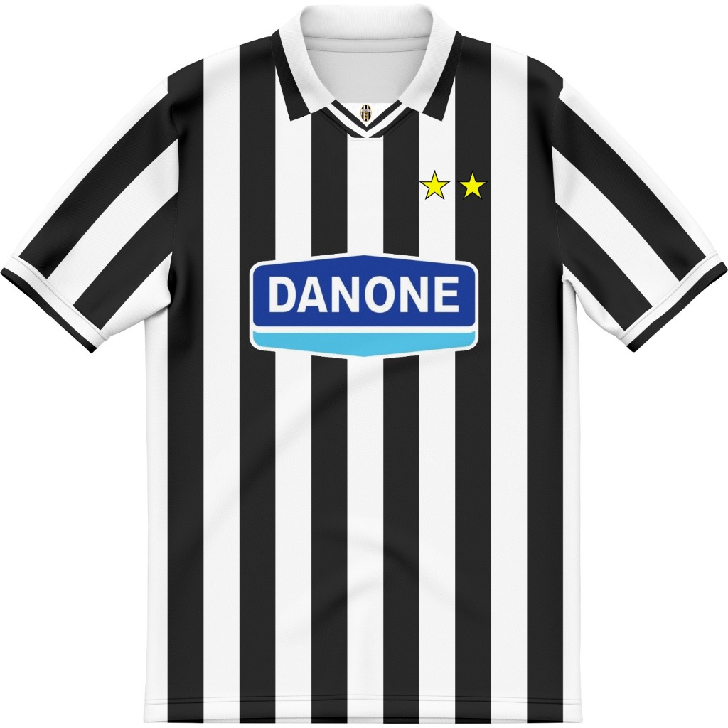 JERSEY RETRO JUVE 1995 FULLPRINT FREE NICKNAME//BAJU BOLA JUVENTUS//KAOS VINTAGE//JERSEY BOLA MURAH