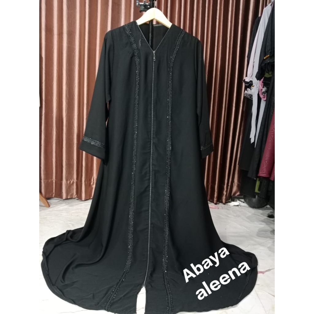 ABAYA ALENA ABAYA HITAM KHAS SAUDY