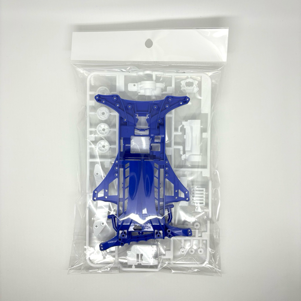 Tamiya FMA FM-A Dark Blue Chassis + White Gearbox Loose Part Original