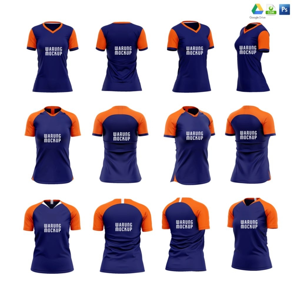 MOCKUP JERSEY WANITA // PSD - CDR