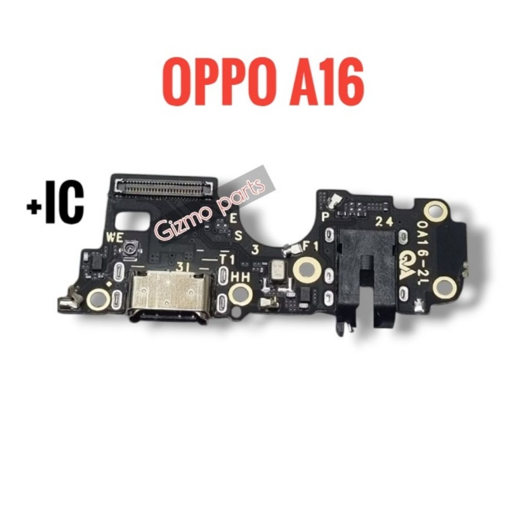 papan konektor Charger Oppo A16 Original