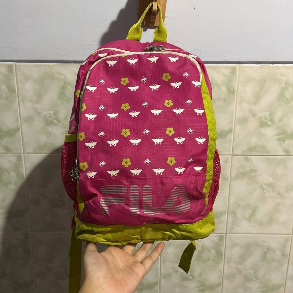 Ransel Anak Fila | Tas Anak Perempuan TK SD Kupu-Kupu Bekas Second Preloved