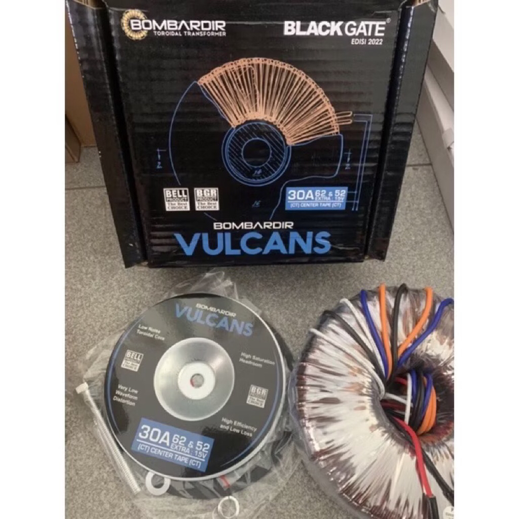 TRAFO VULCANS BOMBARDIR 30A CT 62V -TRAVO TOROIDAL TOROID 30 A 62 V TRAFO