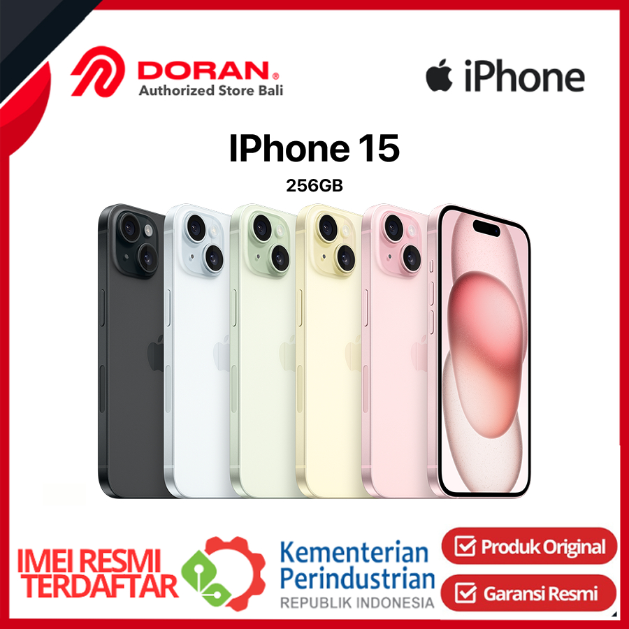 Apple IPhone 15 256GB Original Garansi Resmi Ibox GDN