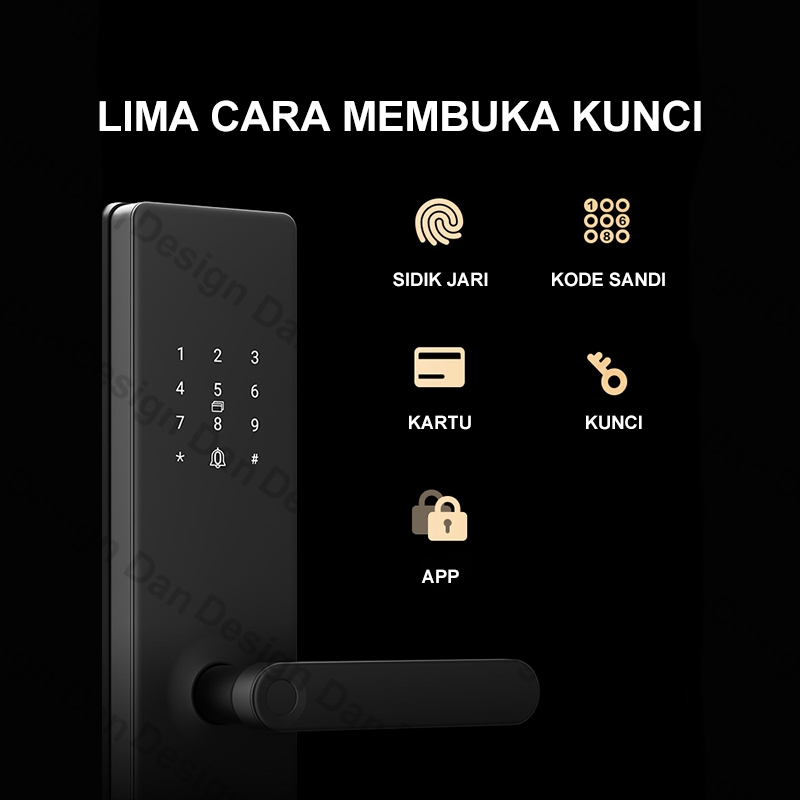Kunci Pintu Rumah Sidik Jari Smart Lock Door Pintu