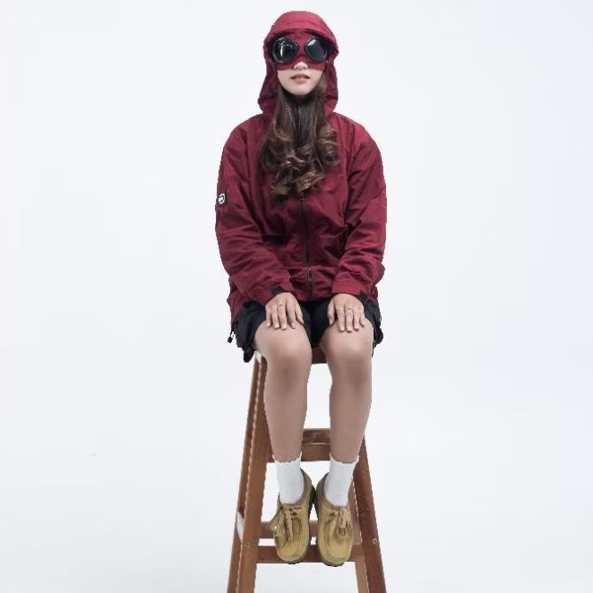 Troublemaker - Goggle Jacket - Blitzkrieg Burgundy - Jaket Outdoor Waterproof - Casual Outfit