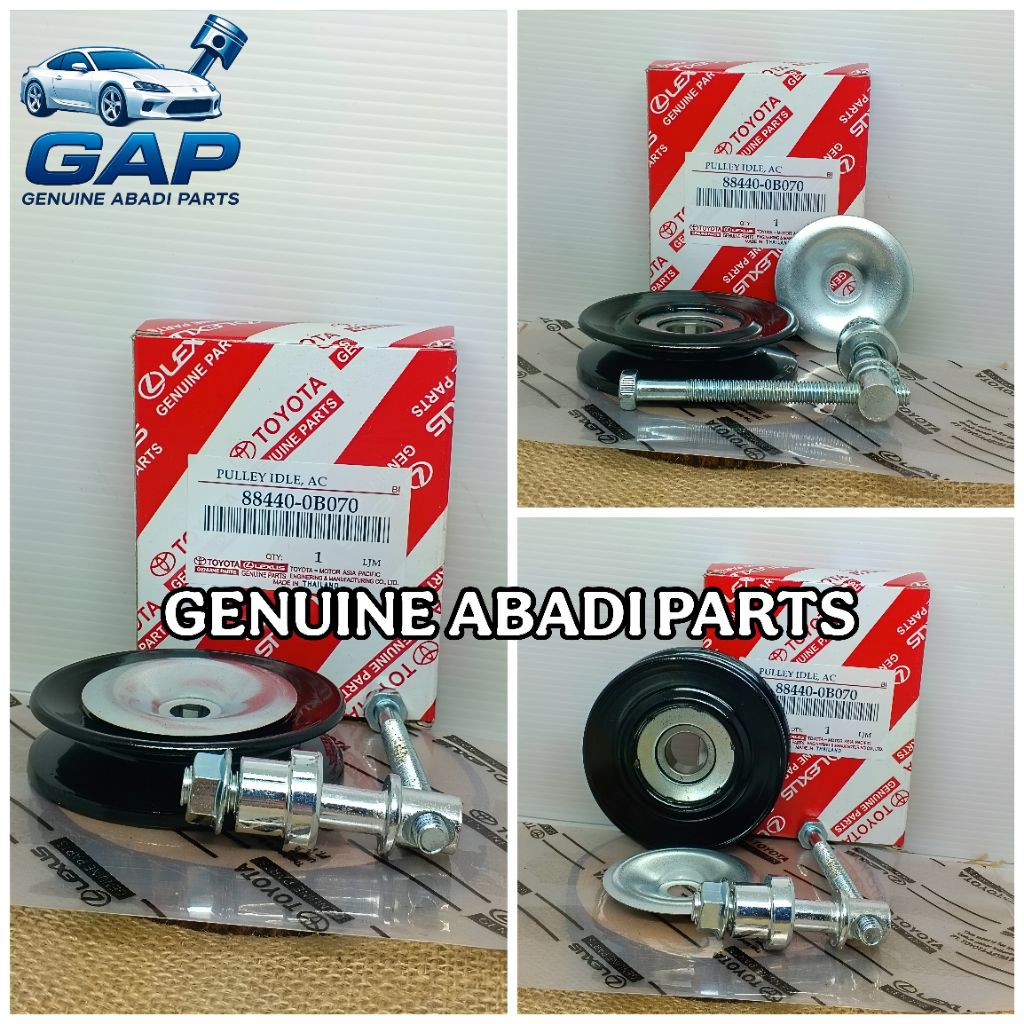PULLEY AC TOYOTA KIJANG 7K LGX KAPSUL ORIGINAL