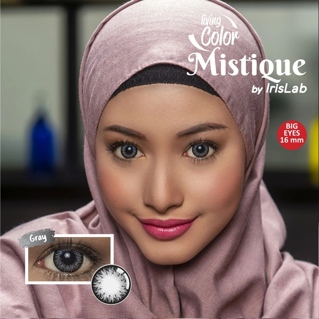 SOFTLENS MISTIQUE  By IRISLAB, 16 mm , Color Brown, Grey, Black