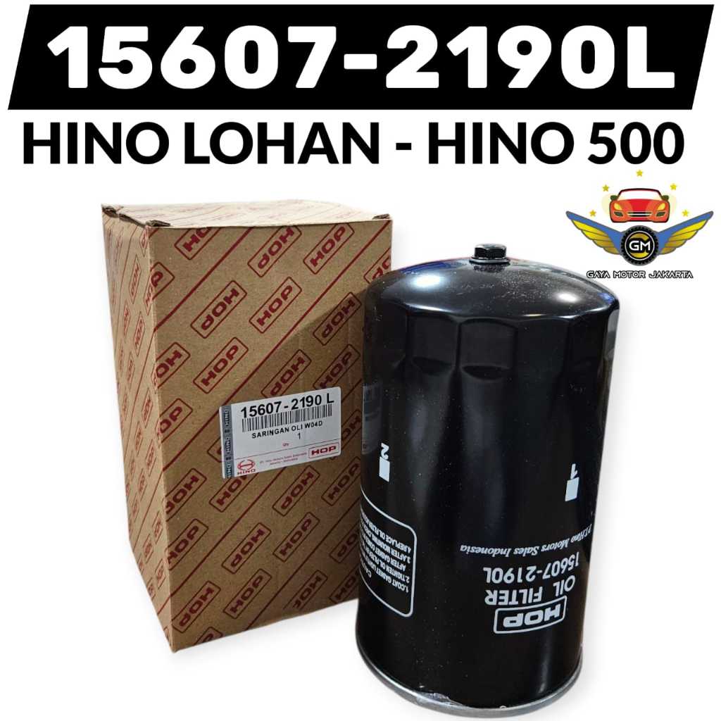 Filter Oli HOP Hino - Oil Filter HOP Hino Lohan - Hino 500 - Hino Jember 15607-2190L