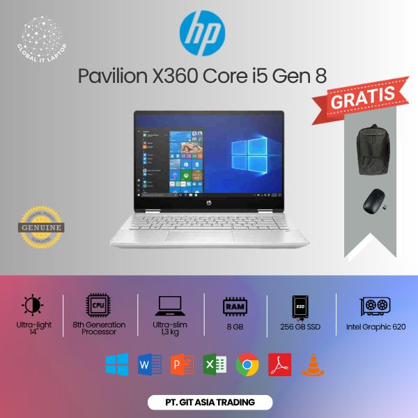 LAPTOP HP PAVILION X360 CORE i5 GEN 8