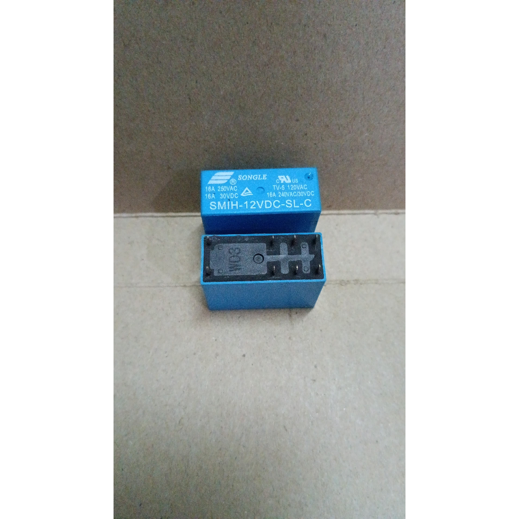 7277 relay relai rilai songle smih-12vdc-sl-c 8kaki 8pin 8 pin kaki 12v 16a