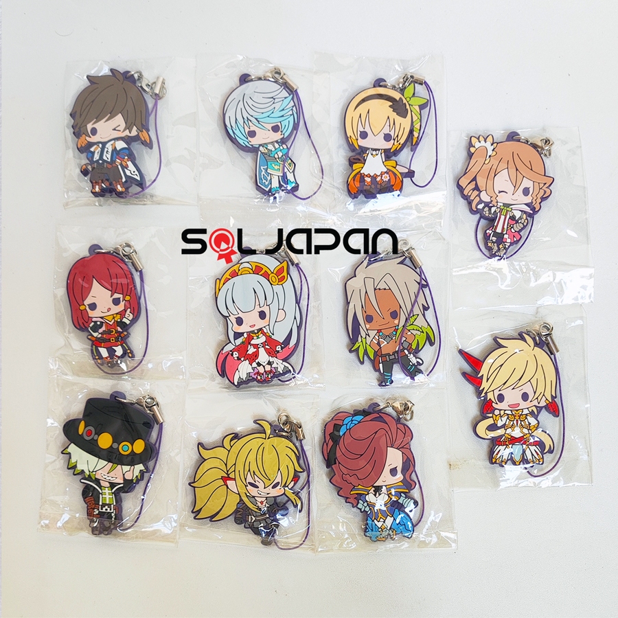 Tales of Zestiria Rubber Strap Box Bonus Sorey Mikleo Alisha Edna Rose Dezel Zaveida Laila Maltran L