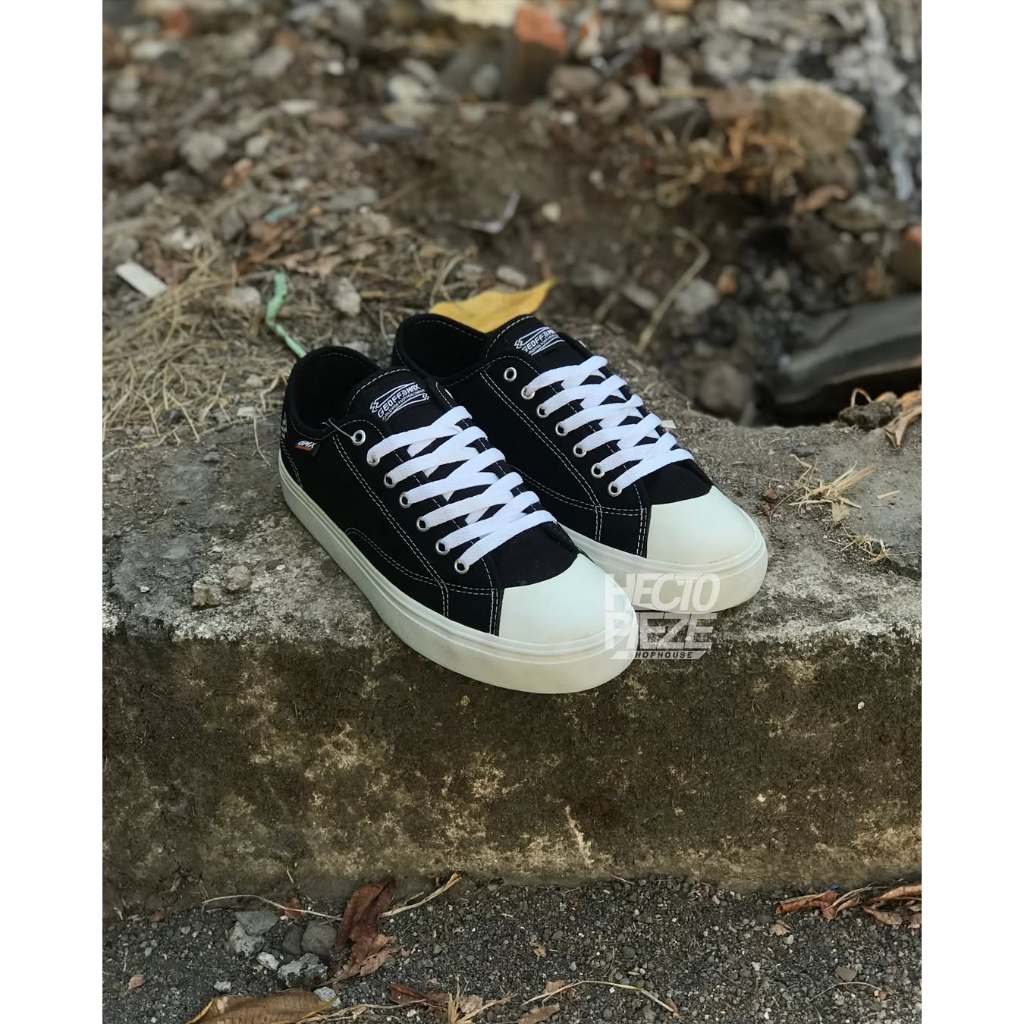 Geoff Max - Timeless Black White | Sepatu Sneakers