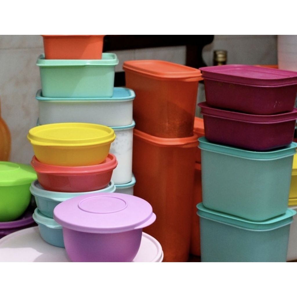 tupperware kotak bekal, blossom, botol, toples, seal, kontainer by request