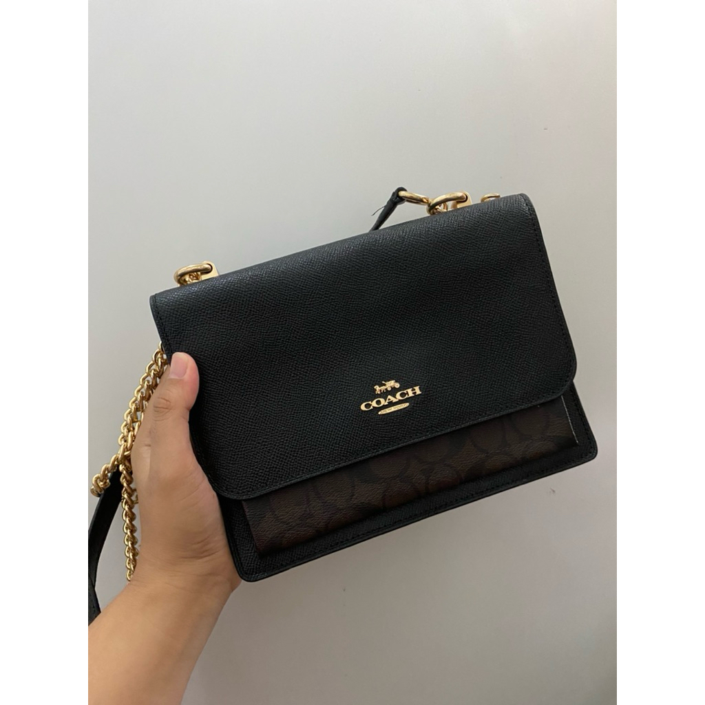 Coach Klare Crossbody Signature - Walnut Black (Preloved)
