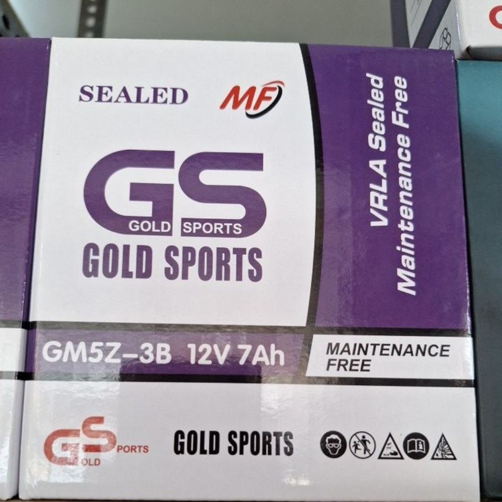 Aki motor GS GoldSport GM5Z-3B 12V 7Ah