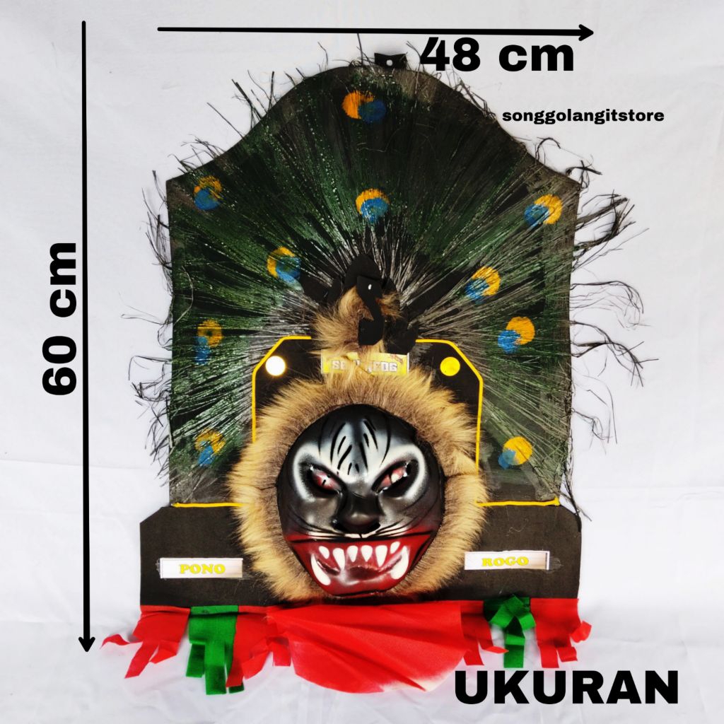 "Topeng Reog Ponorogo Asli: Reog Mini Anak dari Bahan Spon