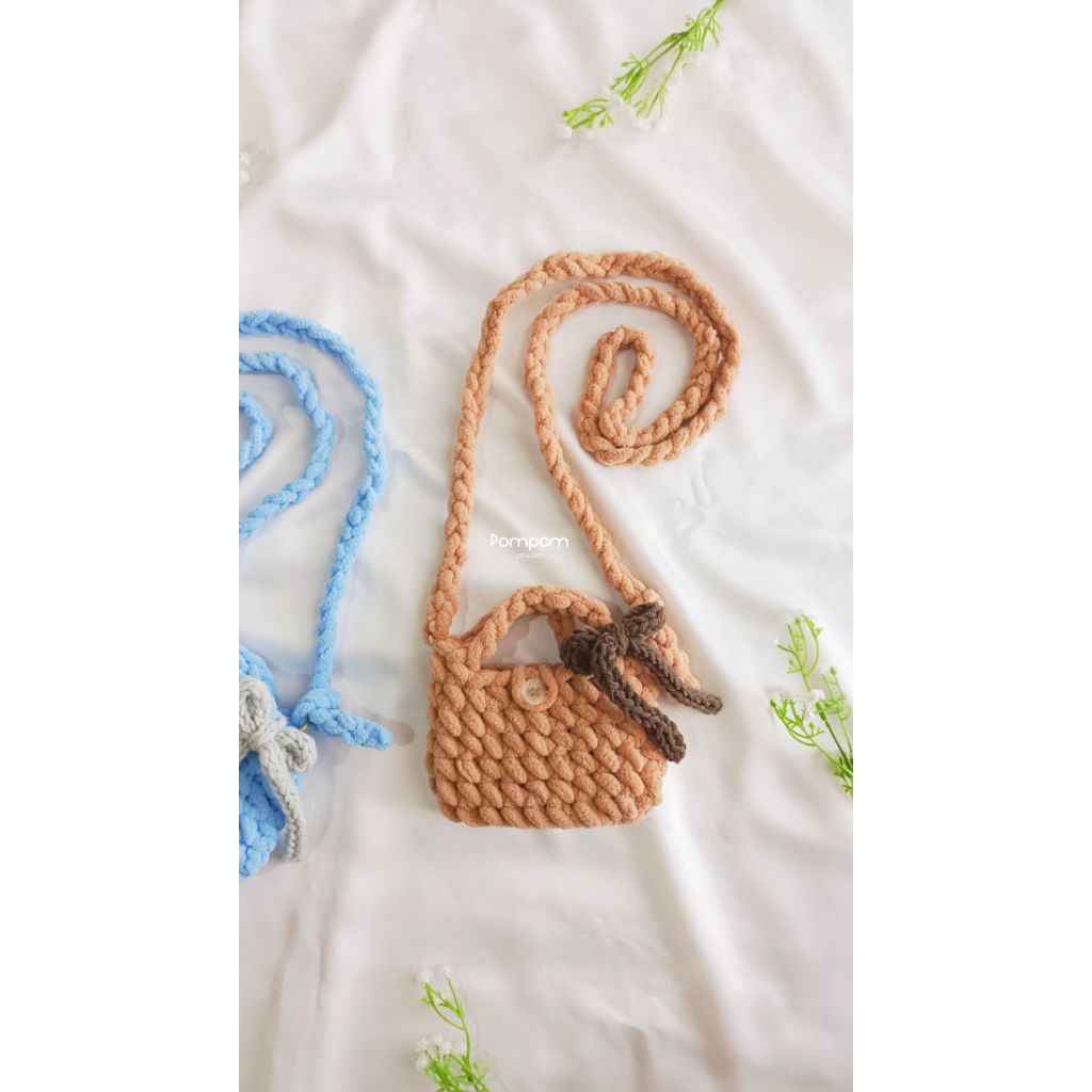 Chenille Crochet Bag