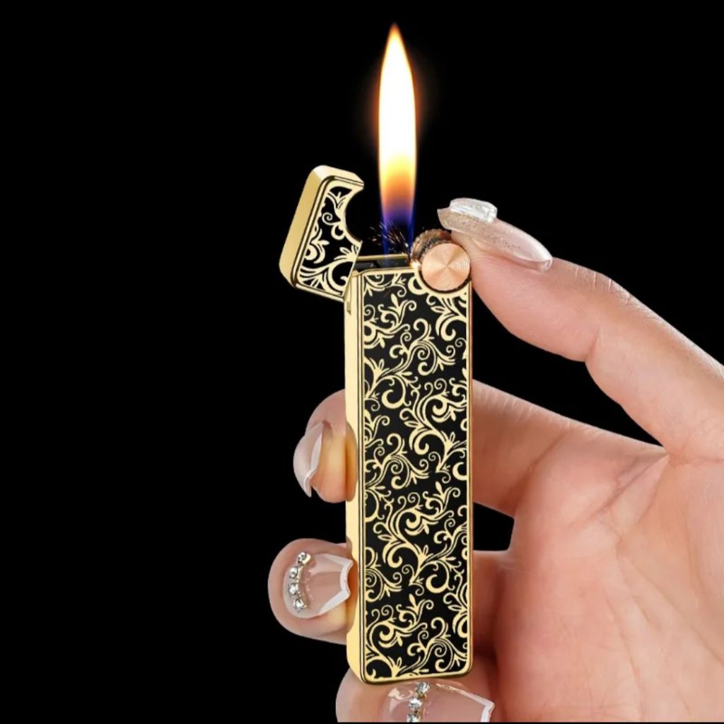 Korek Api Bara Las Motif Batik Korek Api Isi Ulang Unik Antik ( XF 5104 )